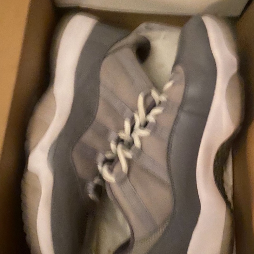 Jordan Athletic Shoes - Gray and White